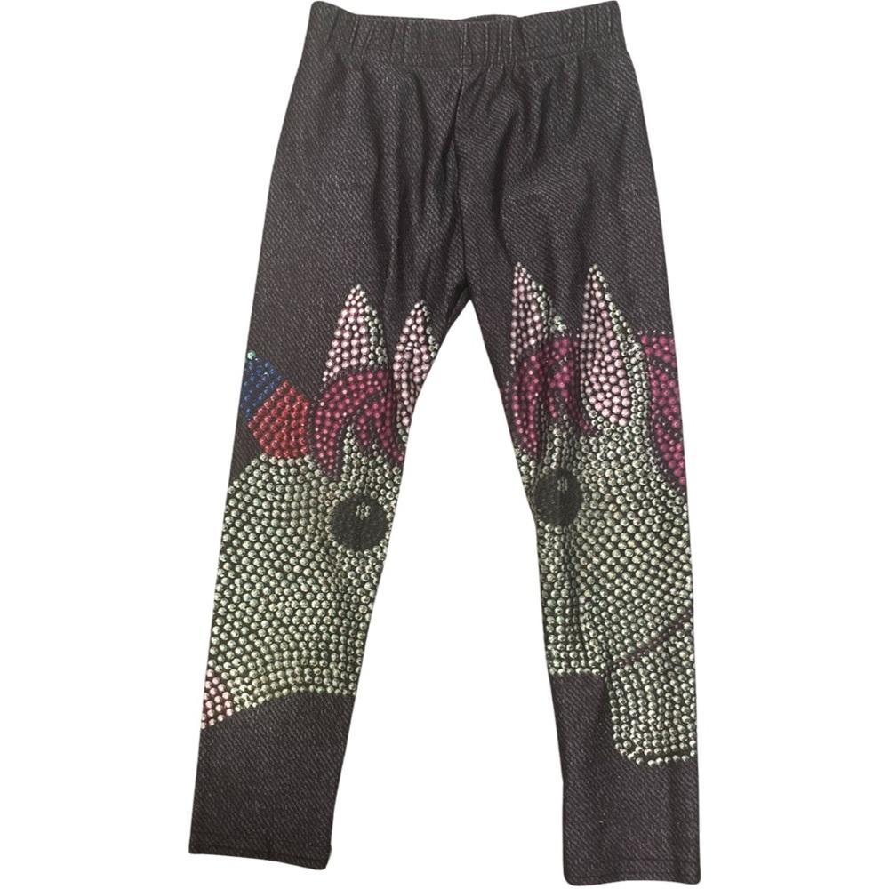 GUC Zara Terez Toddler Girl Small Unicorn Crystal Emoji Leggings